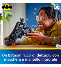 Lego Dc Batman - Personaggio costruibile di Batman con Bat-Pod - Lego 76273 dal film da Il Cavaliere Oscuro Anni 12+ 713pz