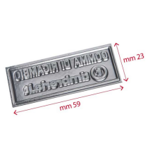 Gomma di ricambio 59x23mm personalizzabile per timbro autoinchiostrante o manuale max 6 righe alta qualità Gomma di ricambio 59x23mm personalizzabile per timbro autoinchiostrante o manuale max 6 righe alta qualità