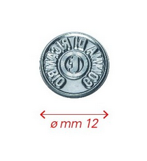 Gomma di ricambio rotonda diametro 12mm personalizzabile per timbro autoinchiostrante o manuale max 2 righe alta qualità Gomma di ricambio rotonda diametro 12mm personalizzabile per timbro autoinchiostrante o manuale max 2 righe alta qualità