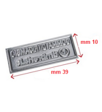 Gomma di ricambio 39x10mm personalizzabile per timbro autoinchiostrante o manuale max 3 righe alta qualità Gomma di ricambio 39x10mm personalizzabile per timbro autoinchiostrante o manuale max 3 righe alta qualità