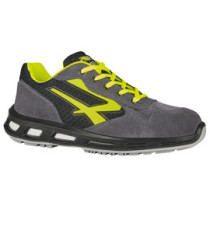 Calzatura di sicurezza Yellow S1P SRC - nylon/pelle scamosciata - grigio/giallo - taglia 47 - U-Power