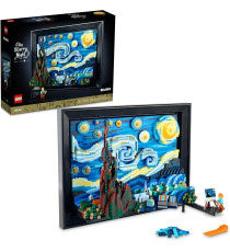 Lego Ideas - Vincent van Gogh - Notte stellata - Lego 21333 Riproduzione 3D 2313pz Anni 18+