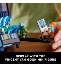 Lego Ideas - Vincent van Gogh - Notte stellata - Lego 21333 Riproduzione 3D 2313pz Anni 18+