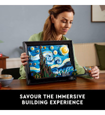 Lego Ideas - Vincent van Gogh - Notte stellata - Lego 21333 Riproduzione 3D 2313pz Anni 18+