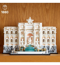 Lego Architecture - Fontana di Trevi - Lego 21062 con Facciata di Palazzo Poli e Sculture Anni 18+ 1880pz