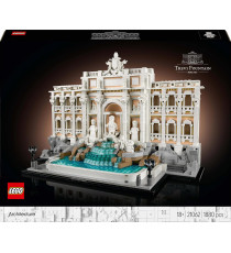 Lego Architecture - Fontana di Trevi - Lego 21062 con Facciata di Palazzo Poli e Sculture Anni 18+ 1880pz