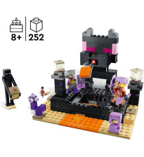 Lego Minecraft - The End Arena - Lego 21180 Introvabile Lava, Ender Drago e Enderman ANNI 8+ 252pz