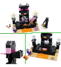 Lego Minecraft - The End Arena - Lego 21180 Introvabile Lava, Ender Drago e Enderman ANNI 8+ 252pz
