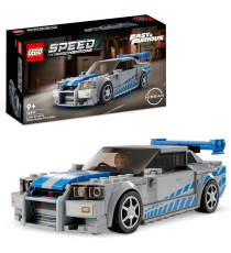Lego Speed Champions - 2 Fast 2 Furious Nissan Skyline GT-R (R34) - Lego 76917 con Minifigure del Pilota 319pz Anni 9+