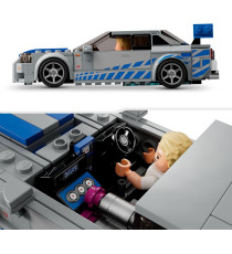 Lego Speed Champions - 2 Fast 2 Furious Nissan Skyline GT-R (R34) - Lego 76917 con Minifigure del Pilota 319pz Anni 9+