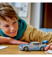 Lego Speed Champions - 2 Fast 2 Furious Nissan Skyline GT-R (R34) - Lego 76917 con Minifigure del Pilota 319pz Anni 9+