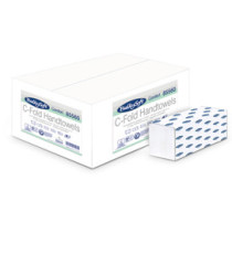 Asciugamani piegati a C Comfort - 2 veli - goffratura micro - 18 gr - 23 x 31 cm - bianco - BulkySoft - conf. 153 pezzi Asciugamani piegati a C Comfort - 2 veli - goffratura micro - 18 gr - 23 x 31 cm - bianco - BulkySoft - conf. 153 pezzi