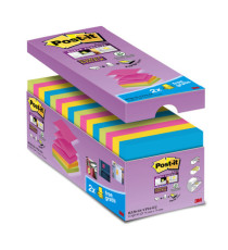 Blocchetto Post-it Super Sticky Z Notes - R-330-SS-VP16 - per dispenser - 76 x 76 mm - 90 fogli - Post-it - conf. 16 blo
