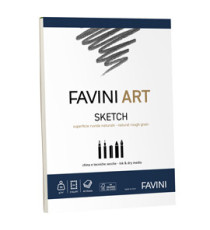 Blocco collato Sketch - A4- 90 gr - 40 fogli - Favini Art Blocco collato Sketch - A4- 90 gr - 40 fogli - Favini Art