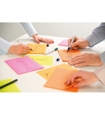 Blocco di fogli Super Sticky Big Notes - BN11-EU - 279 x 279 mm - giallo neon - 30 fogli - Post-it