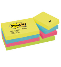 Blocco foglietti Colori Energy - 653-TFEN - 38 x 51 mm - 72 gr - colori assortiti - 100 fogli - Post-it