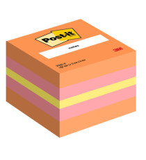 Blocco foglietti Minicubo - 2051-P - 51 x 51 mm - 72 gr - colori assortiti - 400 fogli - Post-it Blocco foglietti Minicubo - 2051-P - 51 x 51 mm - 72 gr - colori assortiti - 400 fogli - Post-it