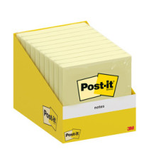 Blocco foglietti Post-it  - 76 x 76 mm - giallo canary - 100 fogli - Post-it - conf. 10 blocchi