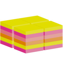 Blocco foglietti Post-it - 654-COL-VP24 - 76  x 76 mm - colori assortiti - 90 fogli - Post-it - conf. 24 blocchi Blocco foglietti Post-it - 654-COL-VP24 - 76  x 76 mm - colori assortiti - 90 fogli - Post-it - conf. 24 blocchi