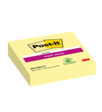 Blocco foglietti Super Sticky - 622-12SS-CY - 47,6 x 47,6 mm - giallo Canary - 90 fogli - Post-it Blocco foglietti Super Sticky - 622-12SS-CY - 47,6 x 47,6 mm - giallo Canary - 90 fogli - Post-it