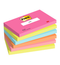 Blocco Post-it - 655-POP - 76 x 127 mm - 100 fogli - colori Popmistic - Post-it - conf. 6 pezzi Blocco Post-it - 655-POP - 76 x 127 mm - 100 fogli - colori Popmistic - Post-it - conf. 6 pezzi
