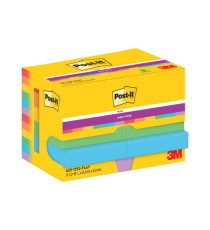 Blocco Post-it Super Sticky - 622-12SS-PLAY - 47,6 x 47,6 mm - colori Playful - 90 fogli - Post-it - conf. 12 pezzi Blocco Post-it Super Sticky - 622-12SS-PLAY - 47,6 x 47,6 mm - colori Playful - 90 fogli - Post-it - conf. 12 pezzi