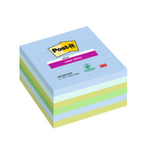 Blocco Post-it Super Sticky - 675-6SS-OAS - a righe - 100 x 100 mm - colori Oasis - 90 fogli - Post-it - conf. 6 pezzi Blocco Post-it Super Sticky - 675-6SS-OAS - a righe - 100 x 100 mm - colori Oasis - 90 fogli - Post-it - conf. 6 pezzi