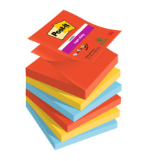 Blocco Post-it Super Sticky Z Notes - R330-6SS-PLAY - 76 x 76 mm - colori Playful - 90 fogli - Post-it - conf. 6 pezzi Blocco Post-it Super Sticky Z Notes - R330-6SS-PLAY - 76 x 76 mm - colori Playful - 90 fogli - Post-it - conf. 6 pezzi