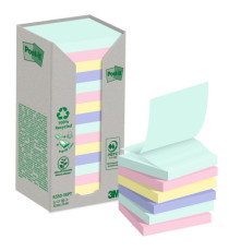 Blocco Post-it Z-Notes Green - R330-1RPT - 76 x 76 mm - colori pastello - 100 fogli - Post-it - conf. 16 pezzi Blocco Post-it Z-Notes Green - R330-1RPT - 76 x 76 mm - colori pastello - 100 fogli - Post-it - conf. 16 pezzi