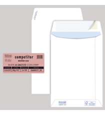 Busta a sacco Competitor FSC - strip adesivo - 16 x 23 cm - 80 gr - bianco - Pigna Envelopes - conf. 100 pezzi Busta a sacco Competitor FSC - strip adesivo - 16 x 23 cm - 80 gr - bianco - Pigna Envelopes - conf. 100 pezzi