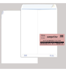 Busta a sacco Competitor FSC - strip adesivo - 30 x 40 cm - 80 gr - bianco - Pigna Envelopes - conf. 500 pezzi Busta a sacco Competitor FSC - strip adesivo - 30 x 40 cm - 80 gr - bianco - Pigna Envelopes - conf. 500 pezzi