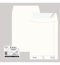 Busta a sacco Kami Strip - 16,2 x 22,9 cm - 100 gr - carta riciclata FSC - bianco - Pigna Envelopes - conf. 500 pezzi Busta a sacco Kami Strip - 16,2 x 22,9 cm - 100 gr - carta riciclata FSC - bianco - Pigna Envelopes - conf. 500 pezzi