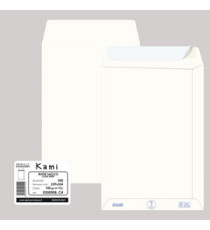 Busta a sacco Kami Strip - 22,9 x 32,4 cm cm - 100 gr - carta riciclata FSC - bianco - Pigna Envelopes - conf. 500 pezzi Busta a sacco Kami Strip - 22,9 x 32,4 cm cm - 100 gr - carta riciclata FSC - bianco - Pigna Envelopes - conf. 500 pezzi