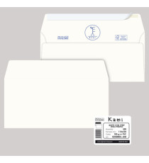 Busta a sacco Kami Strip - senza finestra - 11 x 23 cm - 100 gr - carta riciclata FSC - bianco - Pigna Envelopes - conf. Busta a sacco Kami Strip - senza finestra - 11 x 23 cm - 100 gr - carta riciclata FSC - bianco - Pigna Envelopes - conf.