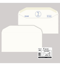 Busta Kami Gommata - senza finestra - 11 x 23 cm - 100 gr - carta riciclata FSC - bianco - Pigna Envelopes - conf. 500 p Busta Kami Gommata - senza finestra - 11 x 23 cm - 100 gr - carta riciclata FSC - bianco - Pigna Envelopes - conf. 500 p