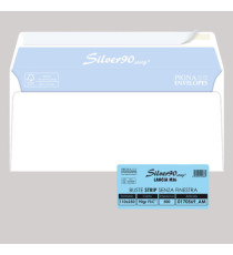 Busta Silver90 Strip FSC - senza finestra - internografata - 11 x 23 cm - 90 gr - bianco - Pigna Envelopes - conf. 500 p Busta Silver90 Strip FSC - senza finestra - internografata - 11 x 23 cm - 90 gr - bianco - Pigna Envelopes - conf. 500 p