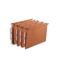 Cartella sospesa - armadio Ultimate - interasse 33 cm - fondo U 30 mm - 32,5x27,5 cm - avana - Elba