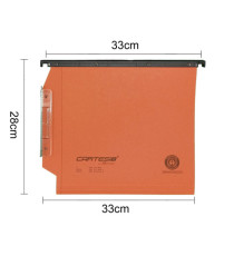 Cartella sospesa Cartesio - armadio - interasse 33 cm - fondo V - 33 x 28 cm - arancio - Bertesi Cartella sospesa Cartesio - armadio - interasse 33 cm - fondo V - 33 x 28 cm - arancio - Bertesi