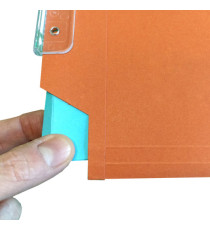 Cartella sospesa Cartesio - armadio - interasse 33 cm - fondo V - 33 x 28 cm - arancio - Bertesi Cartella sospesa Cartesio - armadio - interasse 33 cm - fondo V - 33 x 28 cm - arancio - Bertesi