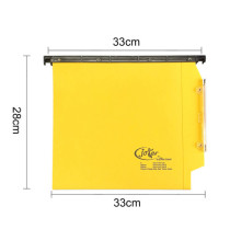 Cartella sospesa Joker - armadio - interasse 33 cm - fondo U - 33 x 28 cm - giallo - Bertesi Cartella sospesa Joker - armadio - interasse 33 cm - fondo U - 33 x 28 cm - giallo - Bertesi