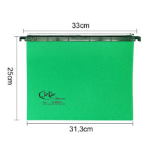 Cartella sospesa Joker - cassetto - interasse 33 cm - fondo V - 31,3 x 25 cm - verde - Bertesi Cartella sospesa Joker - cassetto - interasse 33 cm - fondo V - 31,3 x 25 cm - verde - Bertesi