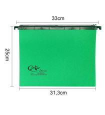 Cartella sospesa Joker - cassetto - interasse 33 cm - fondo V - 31,3 x 25 cm - verde - Bertesi Cartella sospesa Joker - cassetto - interasse 33 cm - fondo V - 31,3 x 25 cm - verde - Bertesi