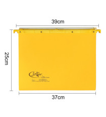 Cartella sospesa Joker - cassetto - interasse 39 cm - fondo V - 37 x 25 cm - giallo - Bertesi Cartella sospesa Joker - cassetto - interasse 39 cm - fondo V - 37 x 25 cm - giallo - Bertesi
