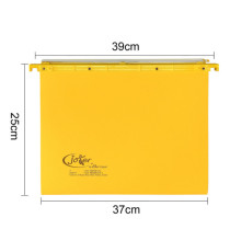 Cartella sospesa Joker - cassetto - interasse 39 cm - fondo V - 37 x 25 cm - giallo - Bertesi Cartella sospesa Joker - cassetto - interasse 39 cm - fondo V - 37 x 25 cm - giallo - Bertesi