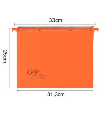 Cartelle sospese Joker - cassetto - interasse 33 cm - fondo V -  31,2 x 25 cm - colori assortiti - Bertesi - conf. 10 pe Cartelle sospese Joker - cassetto - interasse 33 cm - fondo V -  31,2 x 25 cm - colori assortiti - Bertesi - conf. 10 pe