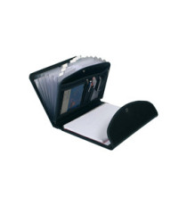 Classificatore Exafolio Exactive - 6 scomparti - PPL - 25,5x33 cm - nero - Exacompta Classificatore Exafolio Exactive - 6 scomparti - PPL - 25,5x33 cm - nero - Exacompta
