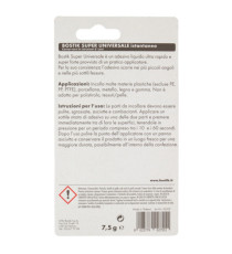 Colla istantanea universale Super - 7,5 gr - trasparente - Bostik Colla istantanea universale Super - 7,5 gr - trasparente - Bostik