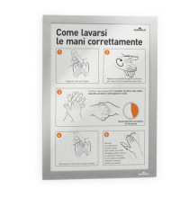 Cornice magnetica Duraframe - A5 - 15 x 21 cm - silver - Durable Cornice magnetica Duraframe - A5 - 15 x 21 cm - silver - Durable