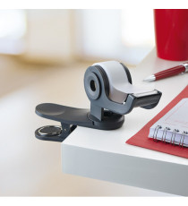 Dispenser Clip & Twist per nastro adesivo Magic - rotolo incluso da 1,9 cm x 9,8 m - grigio - Scotch