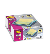 Dispenser Post-it Super Sticky - DS440-SSCYL - a righe - 101 x 101 mm - giallo Canary - 90 fogli - Post-it Dispenser Post-it Super Sticky - DS440-SSCYL - a righe - 101 x 101 mm - giallo Canary - 90 fogli - Post-it
